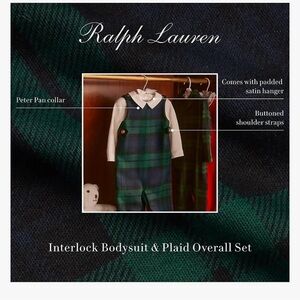 Ralph Lauren Baby Plaid Outfit